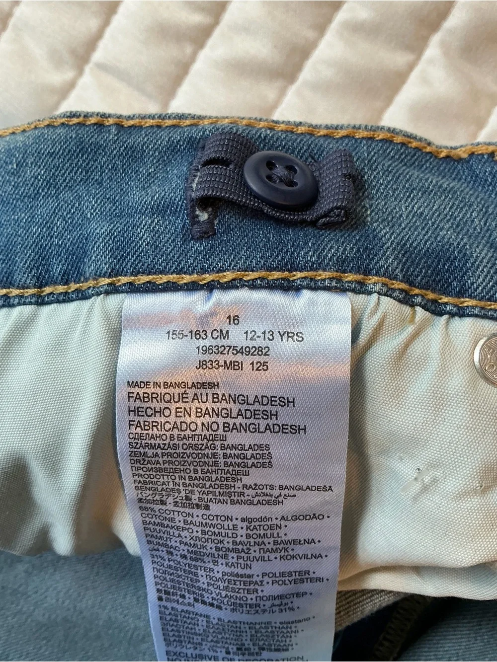 Levi's Kids Straight-Leg Jeans - Medium Blue